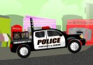 Poliţie Camion Game