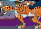Rotaļlietu Kara Robot Trakot Smilodon Game